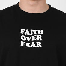 Load image into Gallery viewer, Faith-Over-Fear Oversized Cotton T-Shirt