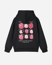 Load image into Gallery viewer, Success Journey Hoodie – Brushstroke Heart Edition