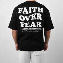 Load image into Gallery viewer, Faith-Over-Fear Oversized Cotton T-Shirt
