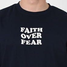 Load image into Gallery viewer, Faith-Over-Fear Oversized Cotton T-Shirt
