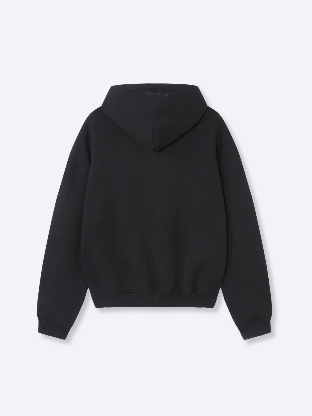 Signature Black Zipper Hoodie