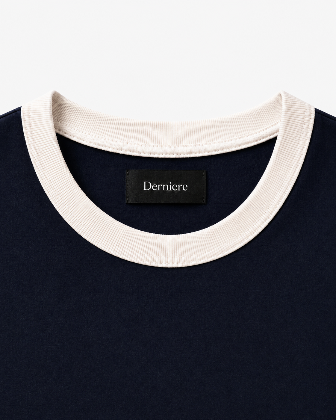 Premium Cropped Muscle Fit Ringer Tee