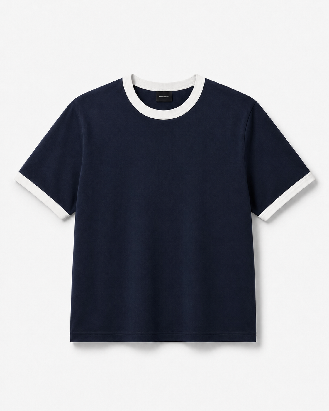 Premium Cropped Muscle Fit Ringer Tee