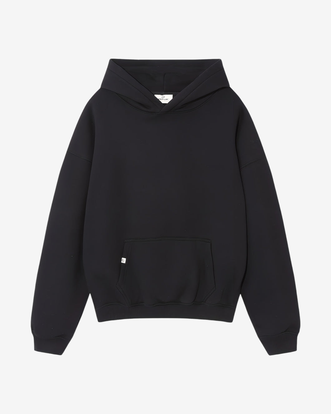 SIGNATURE BASIC HOODIE - BLACK