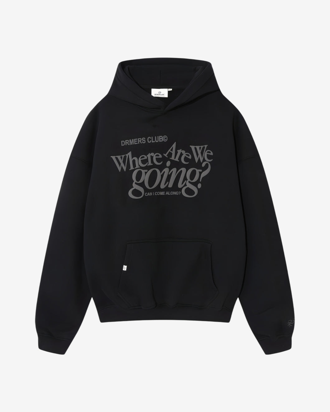 WHERE ARE WE GOING HOODIE - BLACK