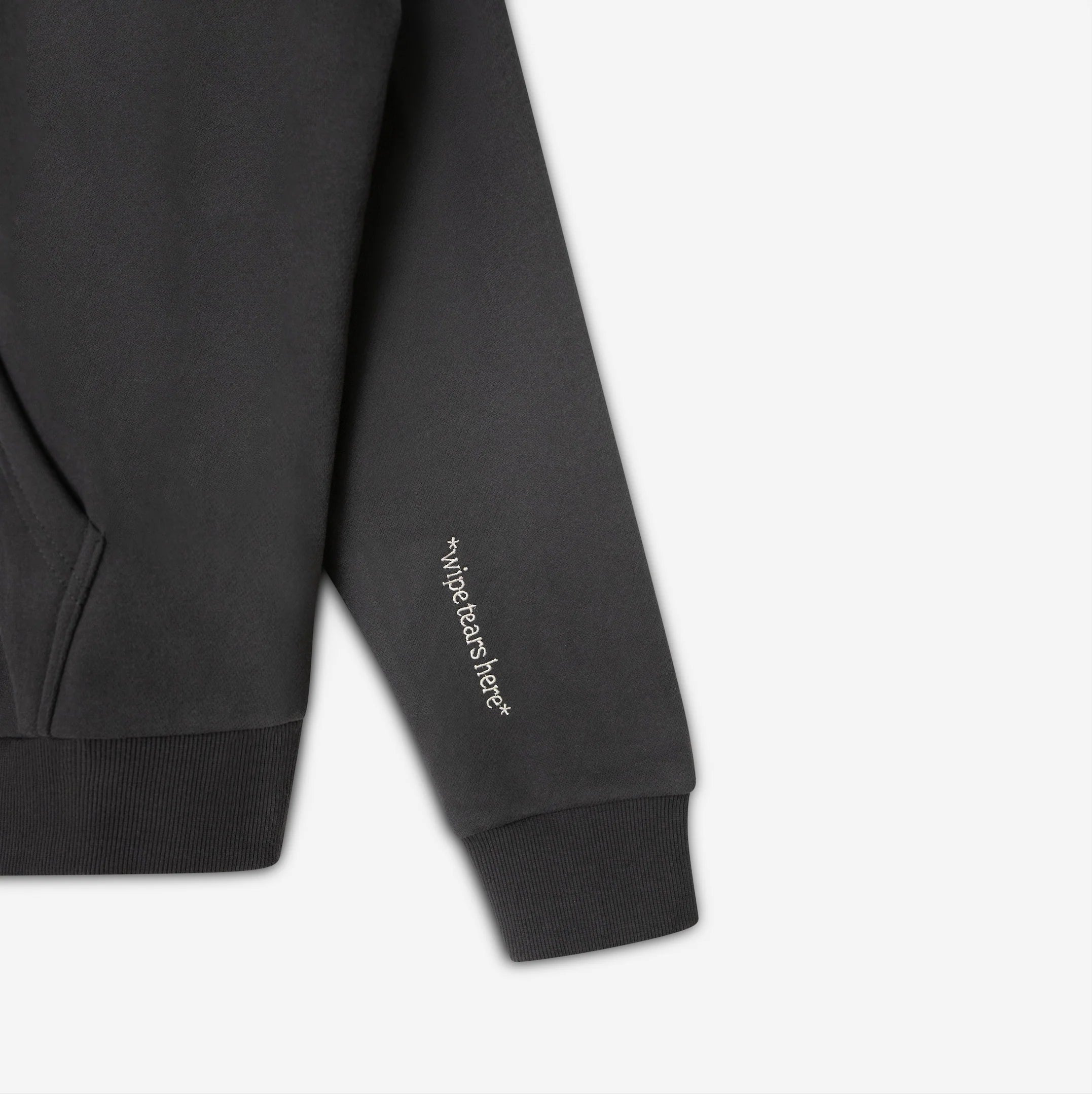 Embroidered Cry A Lot! (wipe tears here)™ Hoodie