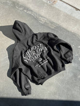 Load image into Gallery viewer, PERSPECTIVE HOODIE - FADED BLACK
