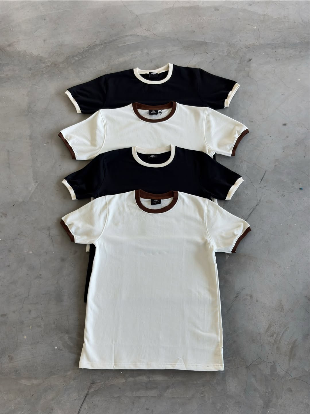 Cropped Ringer Tees