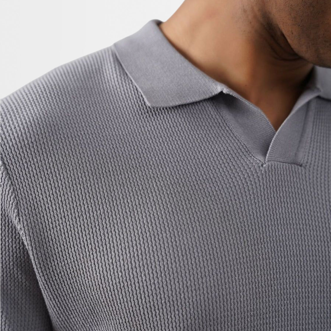 Johnny Collar Knited Pollo