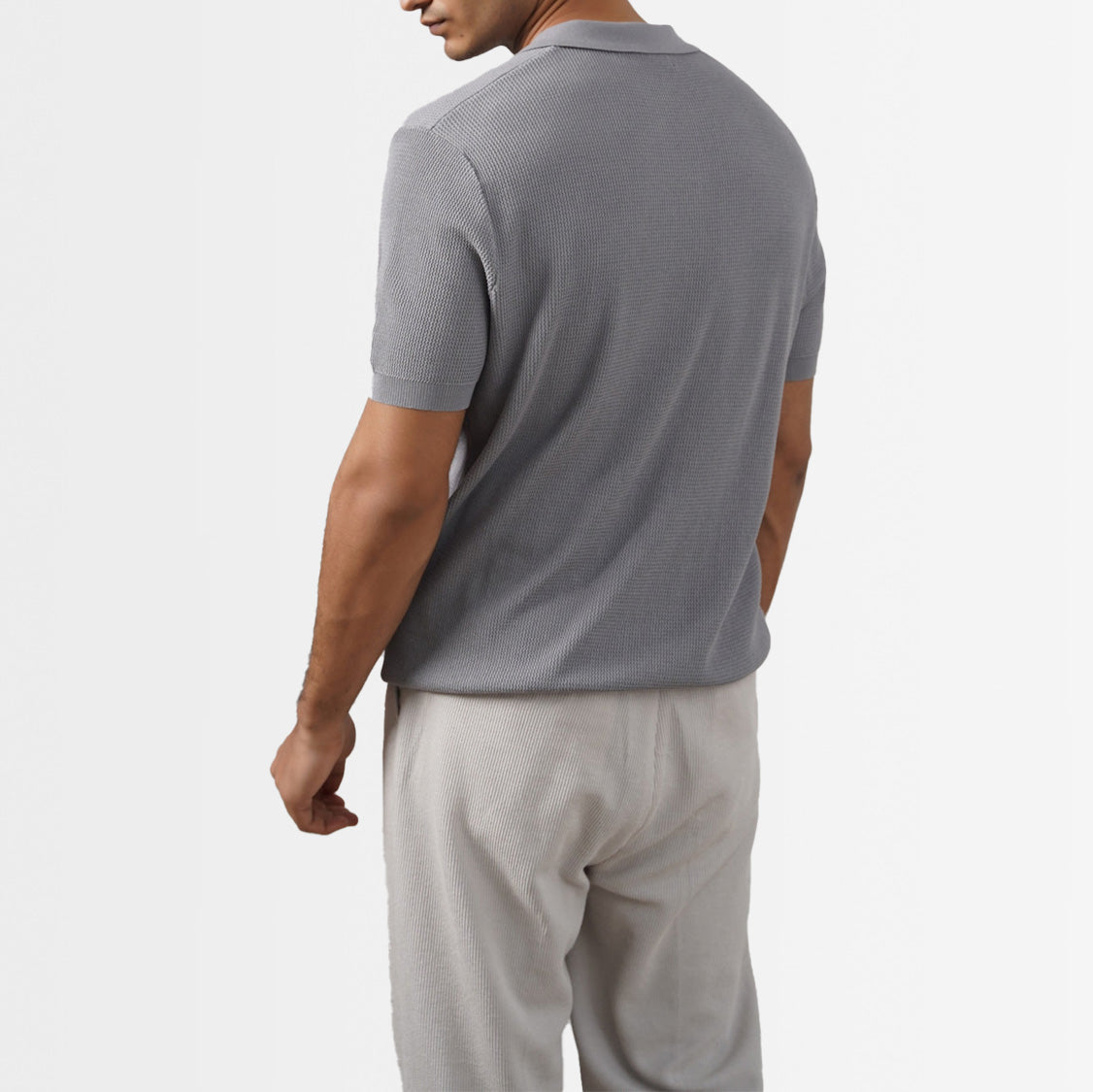 Johnny Collar Knited Pollo