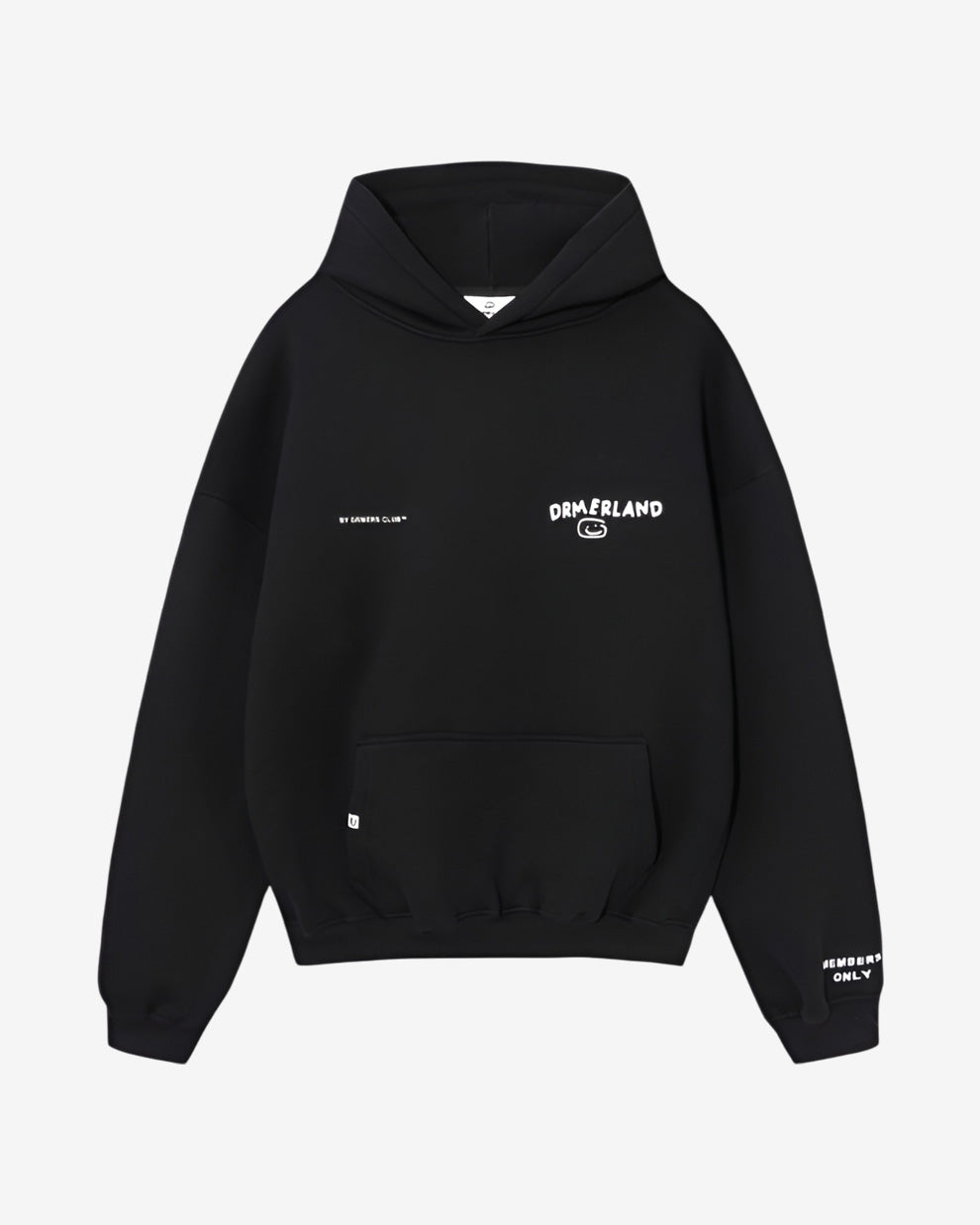 THANKS FOR BEING HERE HOODIE - BLACK